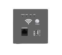 IJSDNVJNDX Routeur WiFi sans 2,4 GHz 300 Mbps WiFi Socket RJ45 AP Relay Smart USB Socket Panel Embedded Wall WiFi Router C