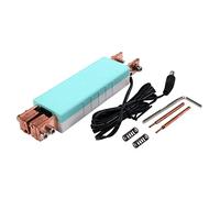 IJSDNVJNDX Soudeur par Points Stylo Soudeur par Points IntéGré Soudage par Batterie à Main Mini Soudage par Points Vert Blanc