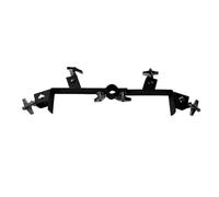 IJSDNVJNDX Support de Cloche Monté sur Tambour en Métal, Support Réglable pour Cymbale à Pince, Support D'Extension de Cymbale pour Tambour de Batteur