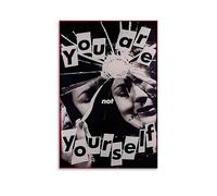 ijshndgn Barbara Kruger Poster décoratif vintage avec inscription « You Are Not Yourself » - Décoration murale - 40 x 60 cm - Sans cadre