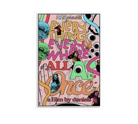 ijshndgn Poster artistique vintage « Everything Everywhere All at Once » - Décoration de chambre à coucher - Poster esthétique pour chambre à coucher, salon - 50 x 75 cm - Sans cadre