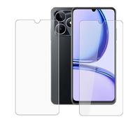 IJTYHF Verre Trempé pour Realme C53 RMX3760 (6.74") 2 Pack en Haute qualité Protection écran Protecteur Film d'écran en Vitre 9H Dureté Résistant à l'usure