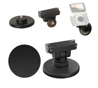 IJYHZKE Base magnétique à dégagement rapide avec adaptateur réglable à 180° pour Insta360 GO Ultra, compatible avec les perches à selfie Pocket 3/2/Osmo 360/Insta360 X4 Air/X5 et filetage 6,35 mm