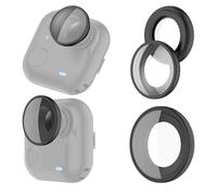 IJYHZKE Protecteur d'objectif pour Insta360 GO Ultra, cadre en alliage d'aluminium avec protection en verre trempé 9H, haute transmission de la lumière de 99 %, résistant aux rayures et aux chocs