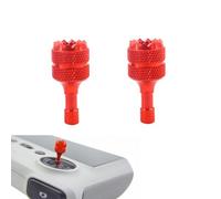 IJYHZKE RC/RC 2 Joystick de rechange ergonomique et précis en alliage d'aluminium pour DJI Mini 4 Pro, Mini 3 Pro, Air 3, Mavic 3 Classic (rouge)