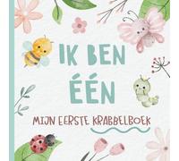 Ik ben één - Mijn eerste krabbelboek: Een lief verjaardagsaandenken voor een kind van 1 jaar met tekenpagina’s en een omslag met schattige insecten.