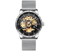 IK Colouring Skeleton Mesh S110 - Homme - 42 mm - Analogique - Automatique - Verre minéral