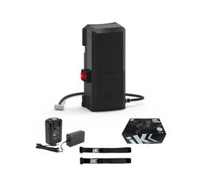 IK Compresseur à Batterie - Pressurisation Rapide et Continue - Batterie 18V ION-Lithium avec Indicateur de Charge - Compatible avec Pulvérisateurs IK - Tuyau d'air Comprimé Inclus - Fabriqué en EU