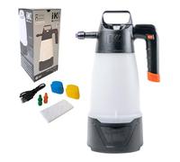 IK e Foam Pro 2, Professional Foam Sprayer, Blanc | Mousse sèche, humide ou intermédiaire, 3,5 bar constants, auto, nettoyage, traitement hygiénique, manuel/batterie