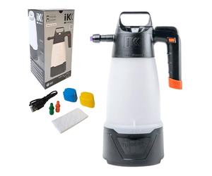 IK e Foam Pro 2, Professional Foam Sprayer, Blanc | Mousse sèche, humide ou intermédiaire, 3,5 bar constants, auto, nettoyage, traitement hygiénique, manuel/batterie