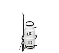 IK Multi 6 - Pulvérisateur à Pression Résistant aux Acides - Poignée Métallique - Soupape de Sécurité - Sangle - Réservoir 6L - pour Produits de Nettoyage, Jardin et Plantes