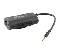 IK Multimedia – Interface audio iRig 2 – analogique guitare/basse pour iOS et Android – Noir