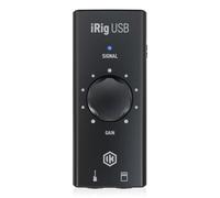IK Multimedia iRig Interface audio USB USB-C pour Mac et PC - Transmission audio haute résolution, sortie AMP avec deux modes FX/Thru, contrôleur de gain d'entrée, application IK et logiciel inclus