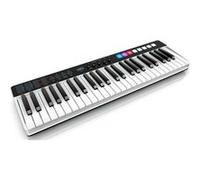 IK Multimedia’s iRig Keys I/O MIDI 49 - Clavier MIDI, Clavier Piano Portable, pour Mac, iPhone et iPad, 49 Touches, 8 Pads, Station de Production Musicale, Logiciels et Applications Inclus