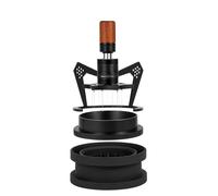 IKAPE Mantis WDT Distribution Tool - Agitateur à expresso - 51 mm - Outil de distribution pour barista - 8 aiguilles - Avec entonnoir doseur et support - Hauteur d'aiguille réglable - Poignée en noyer