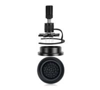 IKAPE Outil WDT de 54 mm, outil de distribution d'agitateur à expresso, distributeur de 10 aiguilles à café, mélangeur à café avec entonnoir doseur et support de brosse de nettoyage, tamper pour