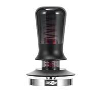 IKAPE Tamper à café 53,3 mm pour expresso, tampon calibré à ressort avec design semi-transparent, convient pour les porte-filtres Breville sans fond de 54 mm
