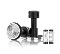 IKAPE Tamper à expresso de 58,5 mm avec ressorts de rechange de 6,8 kg/11,3 kg/13,6 kg, tampon à expresso à impact avec retour sonore