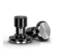 IKAPE Tamper à impact expresso à profil bas de 51 mm avec retour sonore, ressorts interchangeables de 6,8 kg/13,6 kg, tampon à main expresso avec système à triple ressort, convient aux porte-filtres