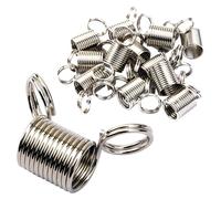 ikappy 10 Pcs Perles Bouchon Mini Pinces À Ressort Creative Perle Fil Se Mène Bijoux Faisant Outil pour Bricolage À La Main Bracelets Collier