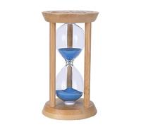 ikappy 5 Minutes Nouveau Sablier en Bois Mini Décoration De Bureau Horloge De Sable Minuteries Créatives Sandglass Sablier Cuisine pour Enfants Cadeau