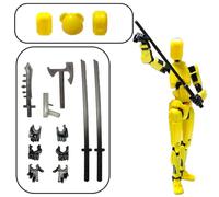 ikappy Lucky 13 3D Imprimé Robot - Movable Multi-Articulés Shapeshift Mannequin avec Tête Interchangeable, Adulte Legs