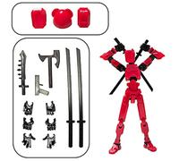 ikappy Lucky 13 3D Imprimé Robot - Movable Multi-Articulés Shapeshift Mannequin avec Tête Interchangeable, Adulte Legs