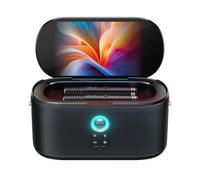 Ikarao Shell S1 Machine de Karaoké avec Écran Intégré, Bluetooth, Micros sans Fil et Éclairage Festif - Parfait pour Enfants, Adultes et Activités Extérieures