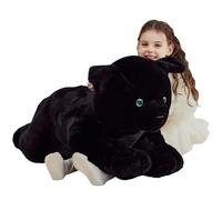 IKASA Peluche Chat Géant Animal Jouet,Grand Gros Mignon 78cm Animaux XXL XL Peluche Géante Adorable de Grande Taille,Cadeaux pour Les Enfants