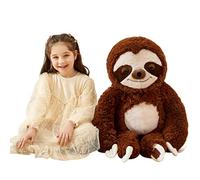 IKASA Peluche Paresseux Géant Animal Jouet,78cm Grand Gros Mignon Moelleux Animaux XXL XL Peluche,Cadeaux pour Les Enfants Filles Garçons Ami
