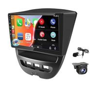 ikasus Autoraido pour Peugeot 107/Citroën C1 2005-2014, 2+32G Android 13 avec Carplay Android Auto, écran tactile 10 pouces, radio de voiture avec GPS Navi, Bluetooth, WiFi, FM/RDS AHD, caméra de