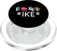 Ike Nom de Chien personnalisé Ike Pet Lover PopSockets PopGrip pour MagSafe