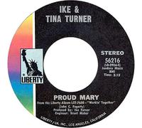 IKE & TINA TURNER - Proud Mary / Funkier Than A Mosquita's Tweeter [Vinyl Single 7'']