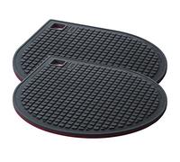 IKEA 365+ Gunstig Lot de 2 dessous de plat magnétiques Rouge/gris foncé