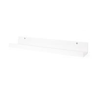 IKEA 5017399008345 Mosslanda Tablette pour Photos, Panneau de Fibres de Bois, Blanc, 55 x 12 x 7cm