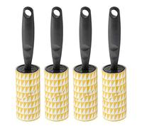 IKEA BASTIS Lot de 4 rouleaux anti-peluches avec 40 feuilles autocollantes pelables Manche gris