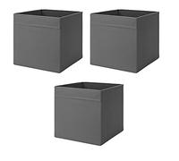 IKEA Boîte pour drones (gris foncé, lot de 3 (L x l x H) : 38,1 x 33 x 33 cm)