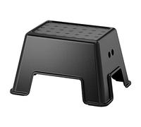 IKEA Bolmen Tabouret de salle de bain, antidérapant, 44 x 35 x 25 cm, convient aux enfants et aux adultes, noir
