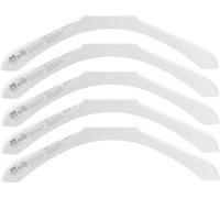 Ikea BUMERANG Lot de 5 embauchoirs en plastique blanc pour cintres, 44 x 4 cm