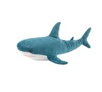 IKEA Coussin en peluche requin - 100 cm - Jouet en peluche géant - Super doux et mignon - Pour enfants garçons et filles - Décoration de chambre - Cadeau de chambre (bleu, 90,4 cm)