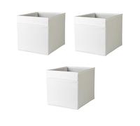 Ikea Drona Boîte, Blanc (Lot de 3)