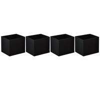 Ikea Drona Lot de 4 boîtes de rangement pour étagère Expedit 33 x 38 x 33 cm Noir
