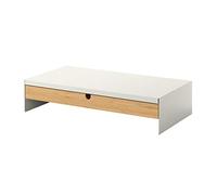 IKEA ELLOVEN Support de moniteur avec tiroir, Blanc