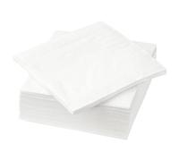 Ikea FANTASTISK Lot de 50 serviettes en papier Blanc 24 x 24 cm