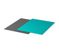 IKEA FINFÖRDELA Planche à découper pliable Gris foncé/turquoise foncé 28 x 36 cm