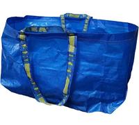 IKEA FRAKTA Lot de 4 sacs de transport, grand, bleu