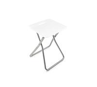IKEA GUNDE Tabouret pliant - Charge maximale : 100 kg - Léger et stable - Blanc