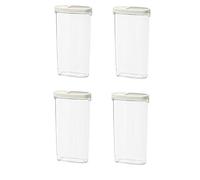 IKEA Ikea 365+ Lot de 4 bocaux pour aliments secs avec couvercle 2,3 l