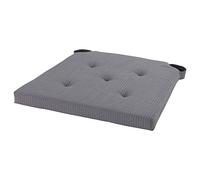 Ikea JUSTINA Galette de chaise, 42/35x40x4 cm, gris