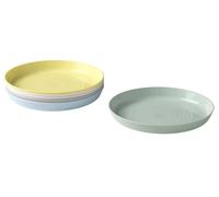 IKEA Kalas Lot de 6 assiettes pour bébé/enfant Couleurs pastel assorties Sans BPA